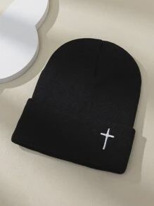 LADIES TOQUE CROSS BLACK