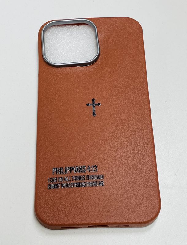 PHONE CASE - PHILIPPIANS 4:13 BROWN