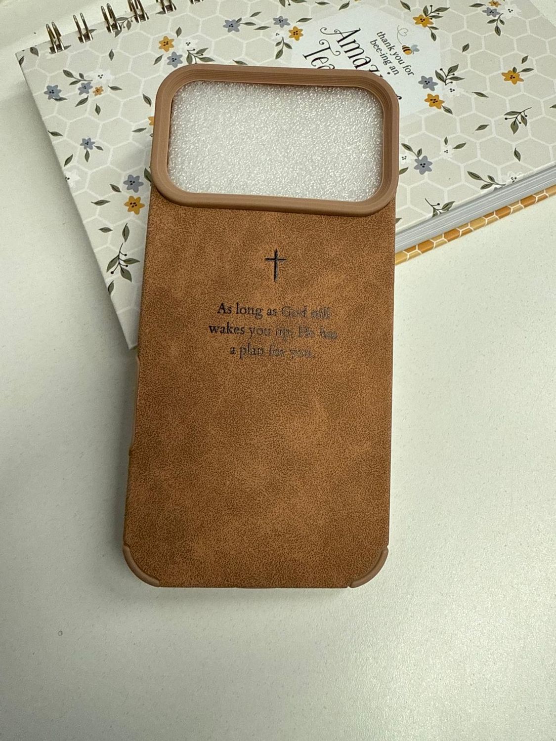 PHONE CASE - BIBLE QOUTE BROWN, Size: IPHONE17PROMAX