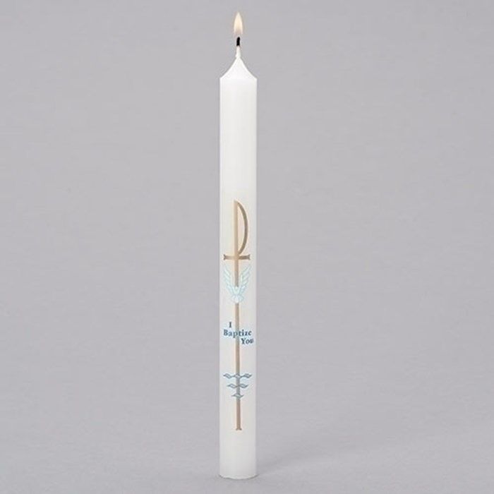 Candle-Baptism-I Baptize You (10")