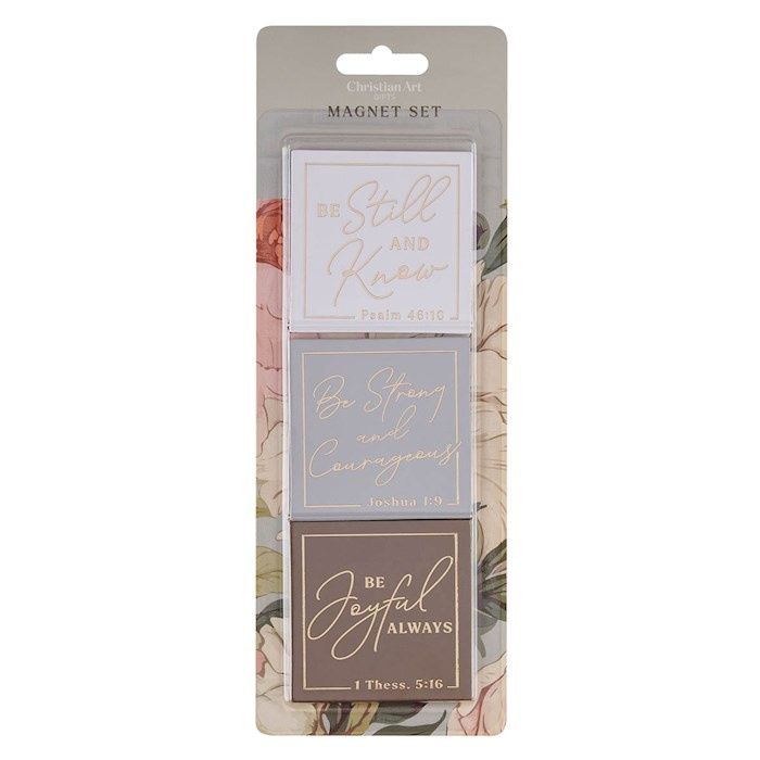 Magnet Set-Strong &amp; Courageous Pink