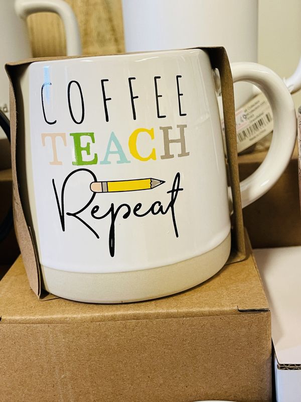 Mug-Coffee Teach Repeat (14 Oz)