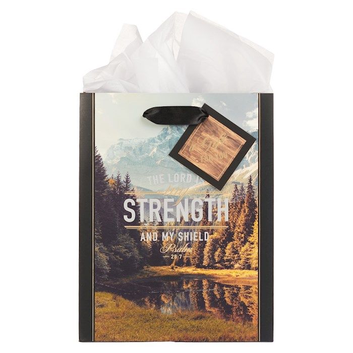 Gift Bag-Medium-Lord Is My Strength Ps.  28:7