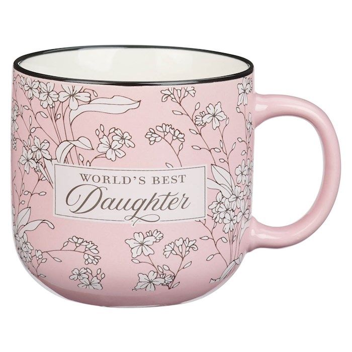 Mug-World'S Best Daughter (Isaiah  58:11)-Pink (Mug1126)