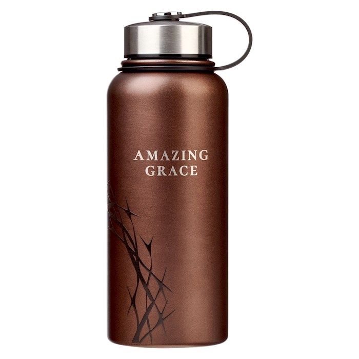 Water Bottle-Stainless Steel-Amazing Grace  (32 Oz)