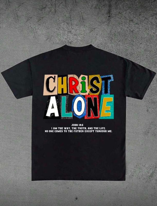 Christ Alone - Black T-Shirt