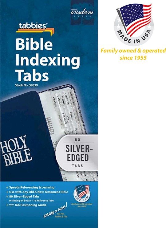 Bible Tab-Standard-Old &amp; New Testament-Silver