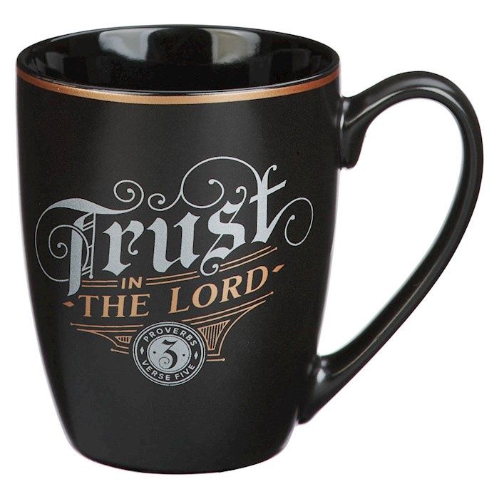 Mug-Trust In The Lord (Proverbs 3:5)-Black