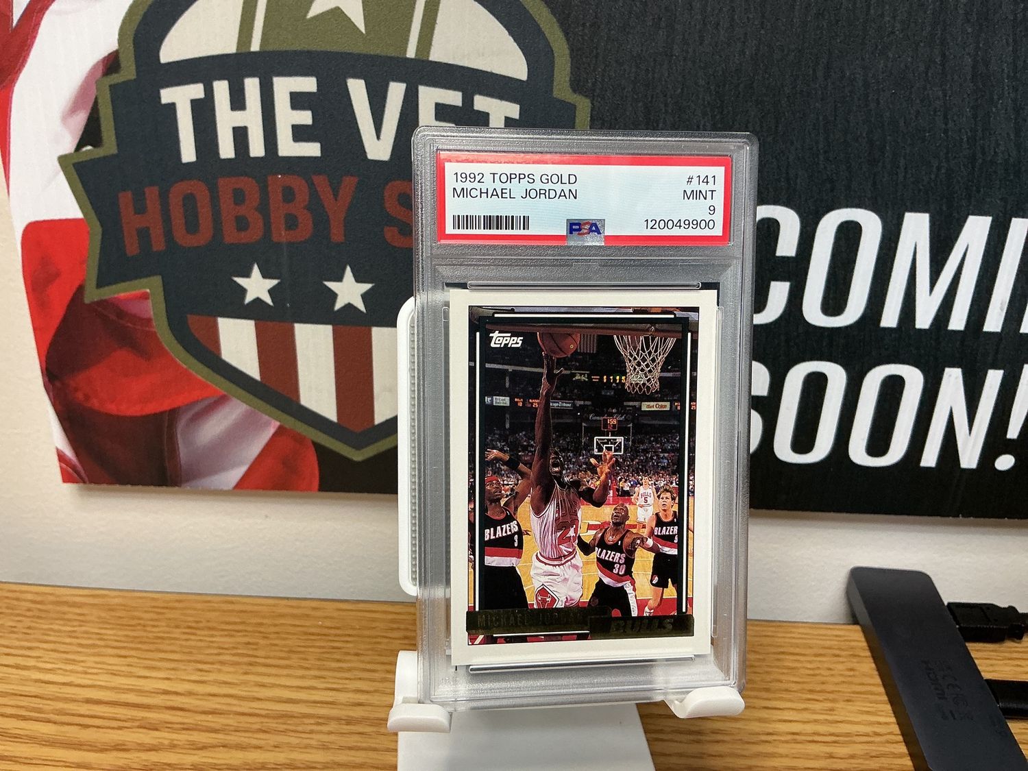 1992 Topps Gold Michael Jordan PSA 9