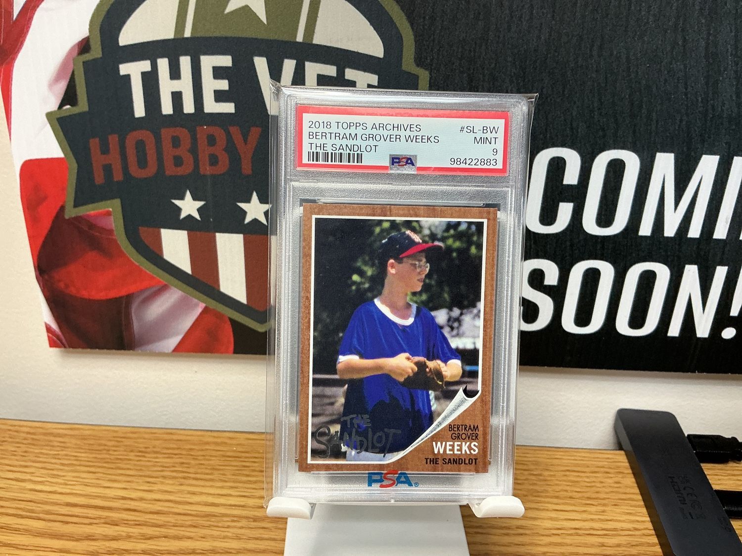 2018 Topps Archinves Bertram Grover Weeks Sandlot PSA 9