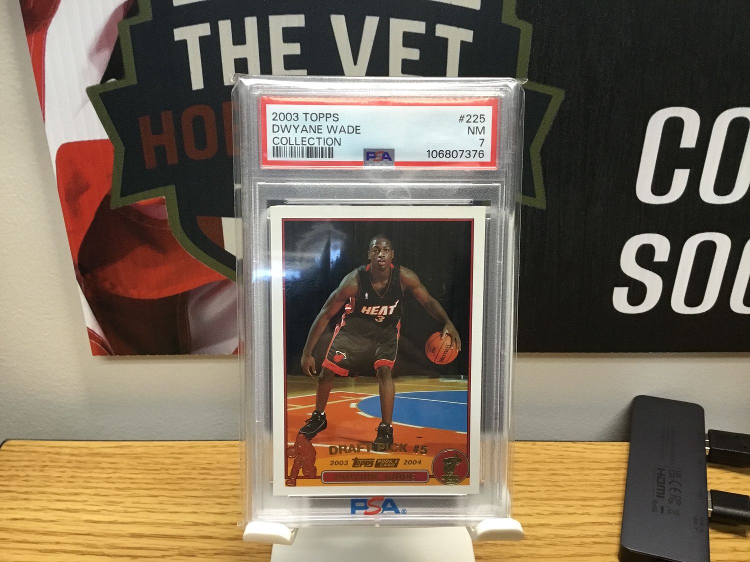 2003 Topps Dwyane Wade Collection PSA 7