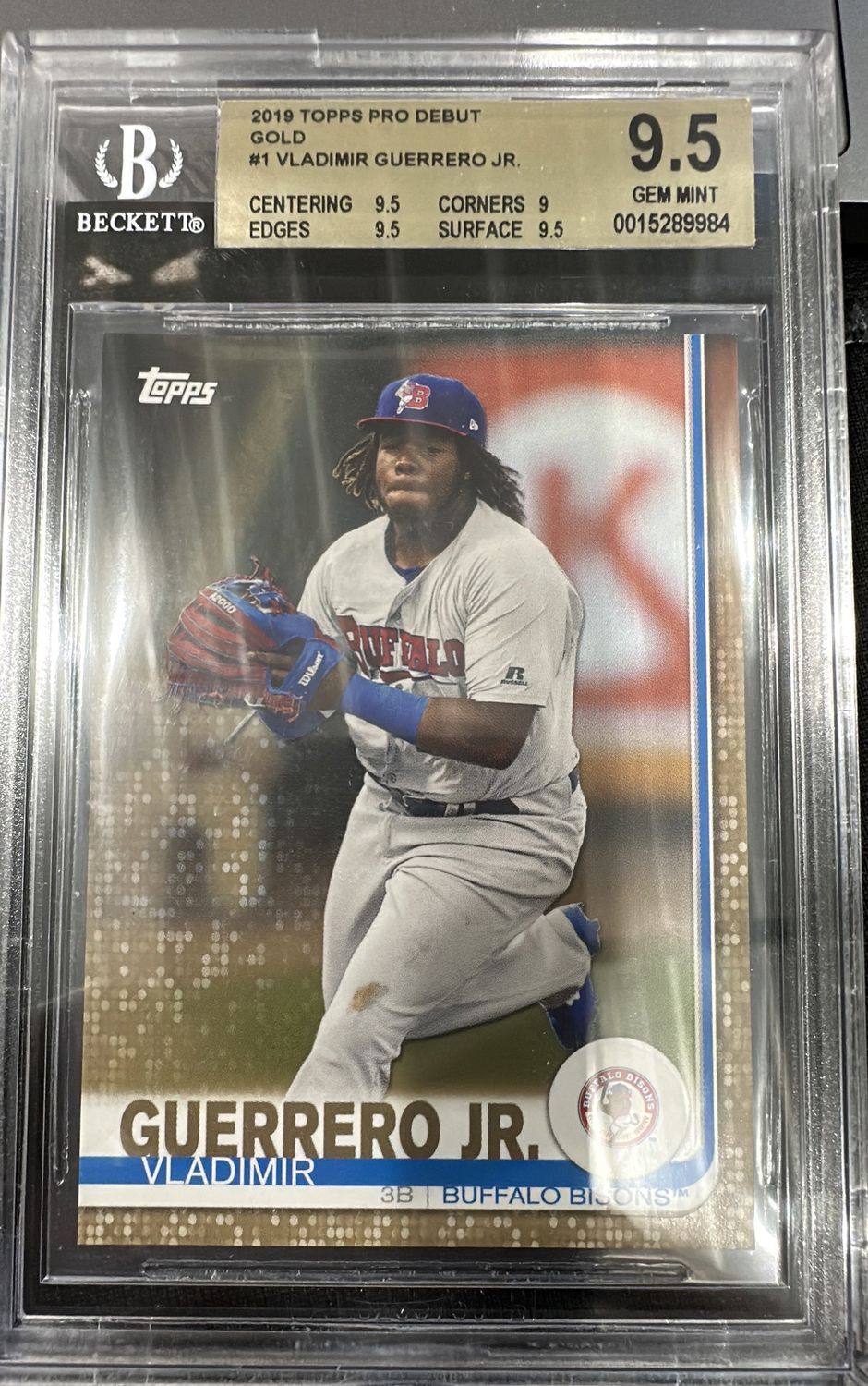 2019 Topps Pro Debut Vladimir Guerrero Jr. BGS 9.5