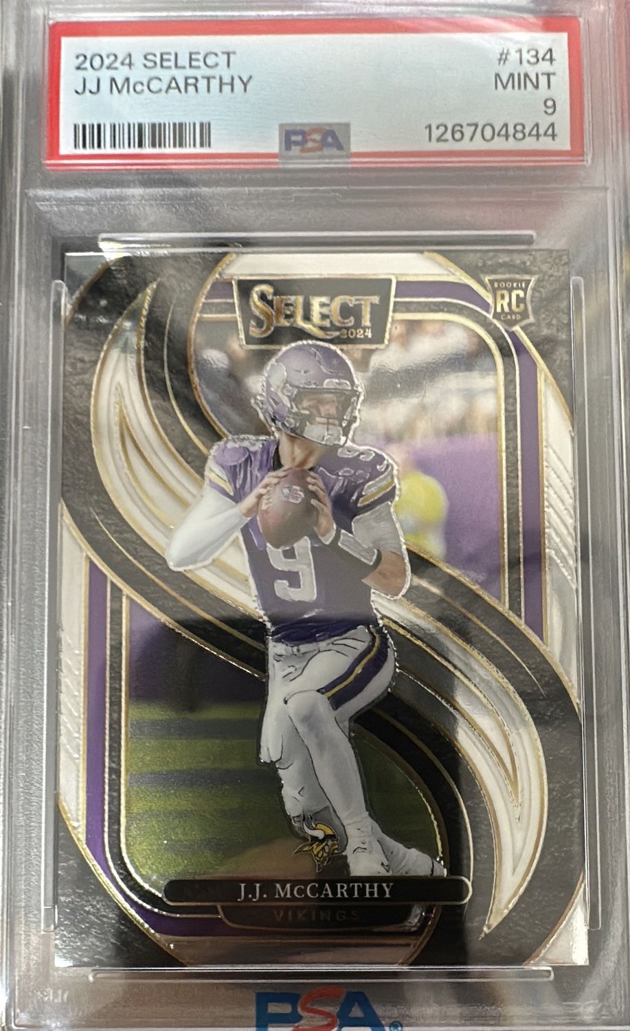 2024 Select JJ McCarthy RC PSA 9