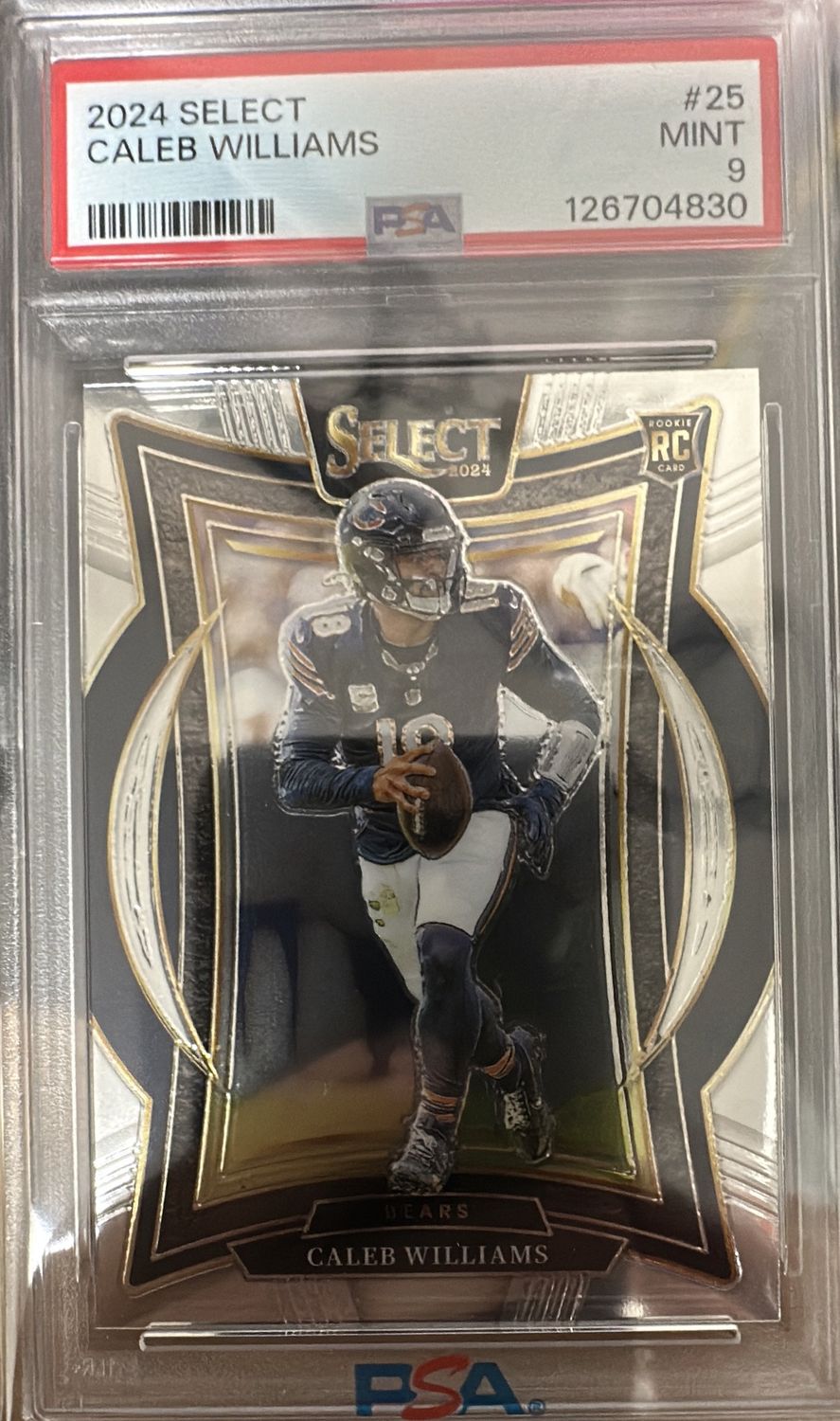 2024 Select Caleb Williams RC PSA 9