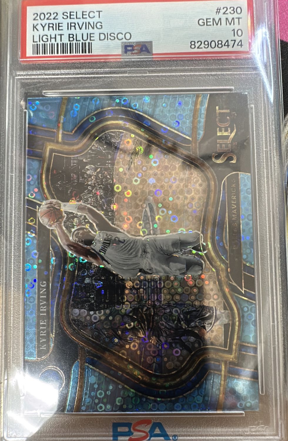 2022 Select Kylie Irving Blue Disco /99 PSA 10