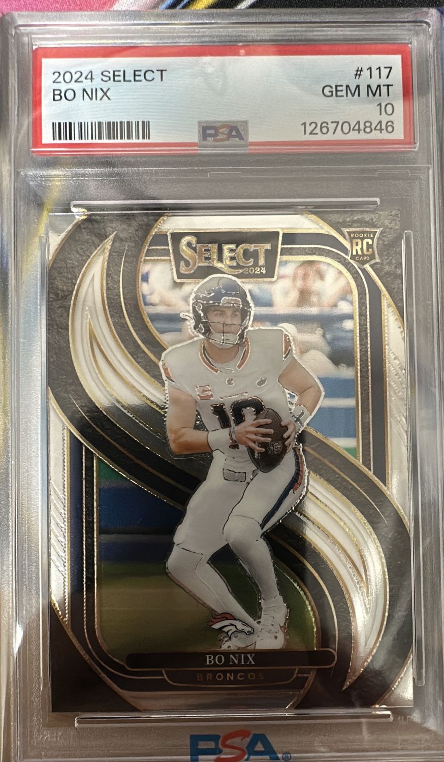 2024 Select Bo Nix PL PSA 10