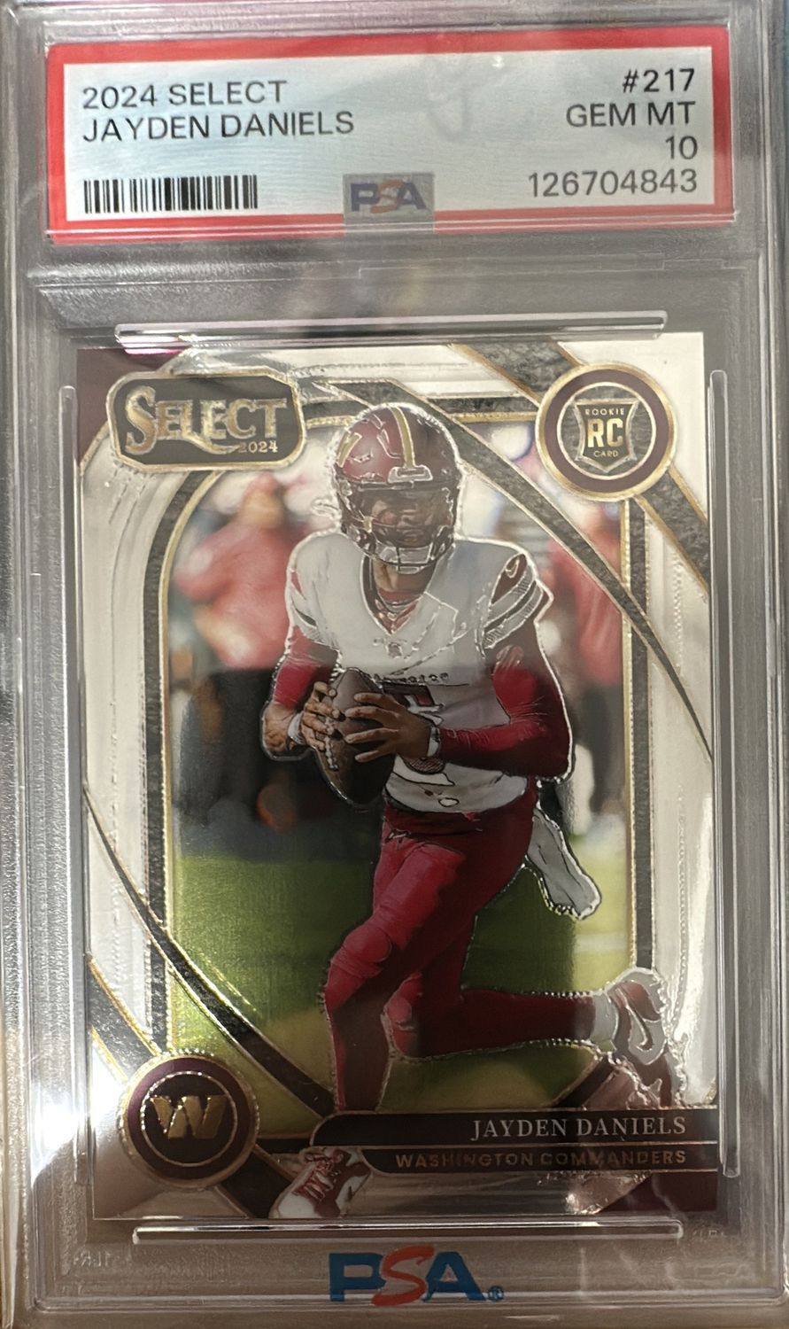 2024 Select Jayden Daniels CL PSA 10