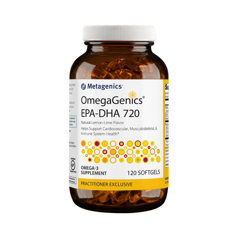 OmegaGenics EPA DHA 1000 Lemon (120 Capsules)