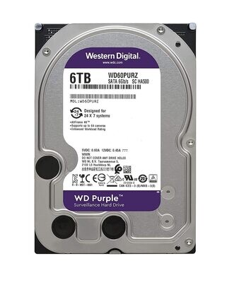 WD Purple 6 TB Surveillance  Hard Disk.