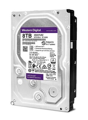 WD Purple 8 TB Surveillance  Hard Disk.