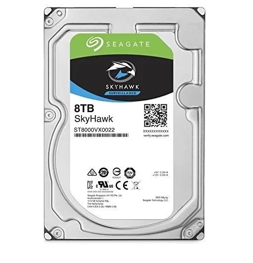 Seagate SkyHawk 8 TB Surveillance  Hard Disk.