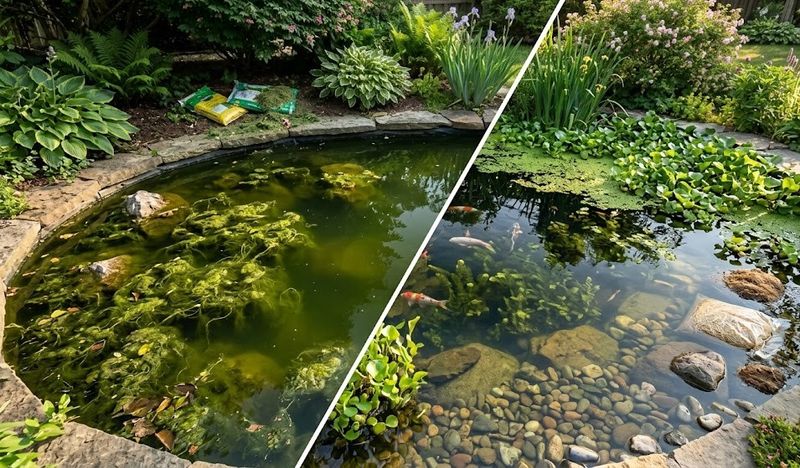 Zielona woda i glony nitkowate: przyczyny powstawania i naturalne metody walki