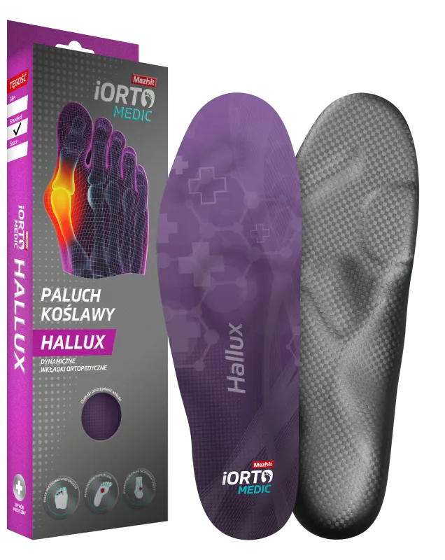 Wkładki na haluksy iOrto Medic HALLUX