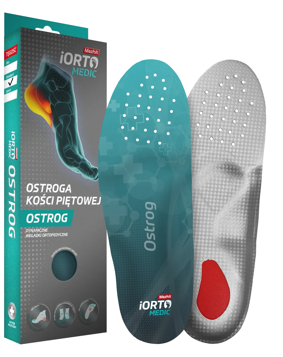 Wkładki na ostrogi iORTO MEDIC OSTROG