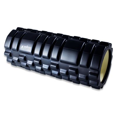 Wałek do masażu Yellow Roller 33 cm EVA, czarny - yellowSPORT