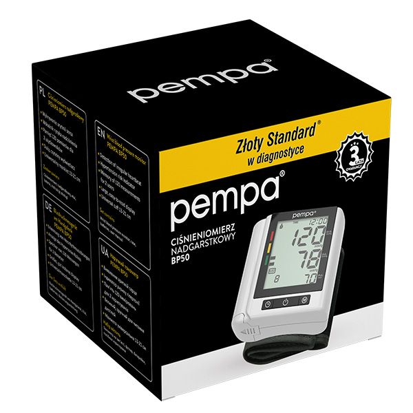 Ciśnieniomierz nadgarstkowy PEMPA BP50