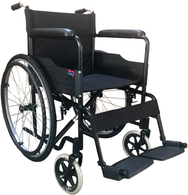 Standardowy wózek inwalidzki stalowy
