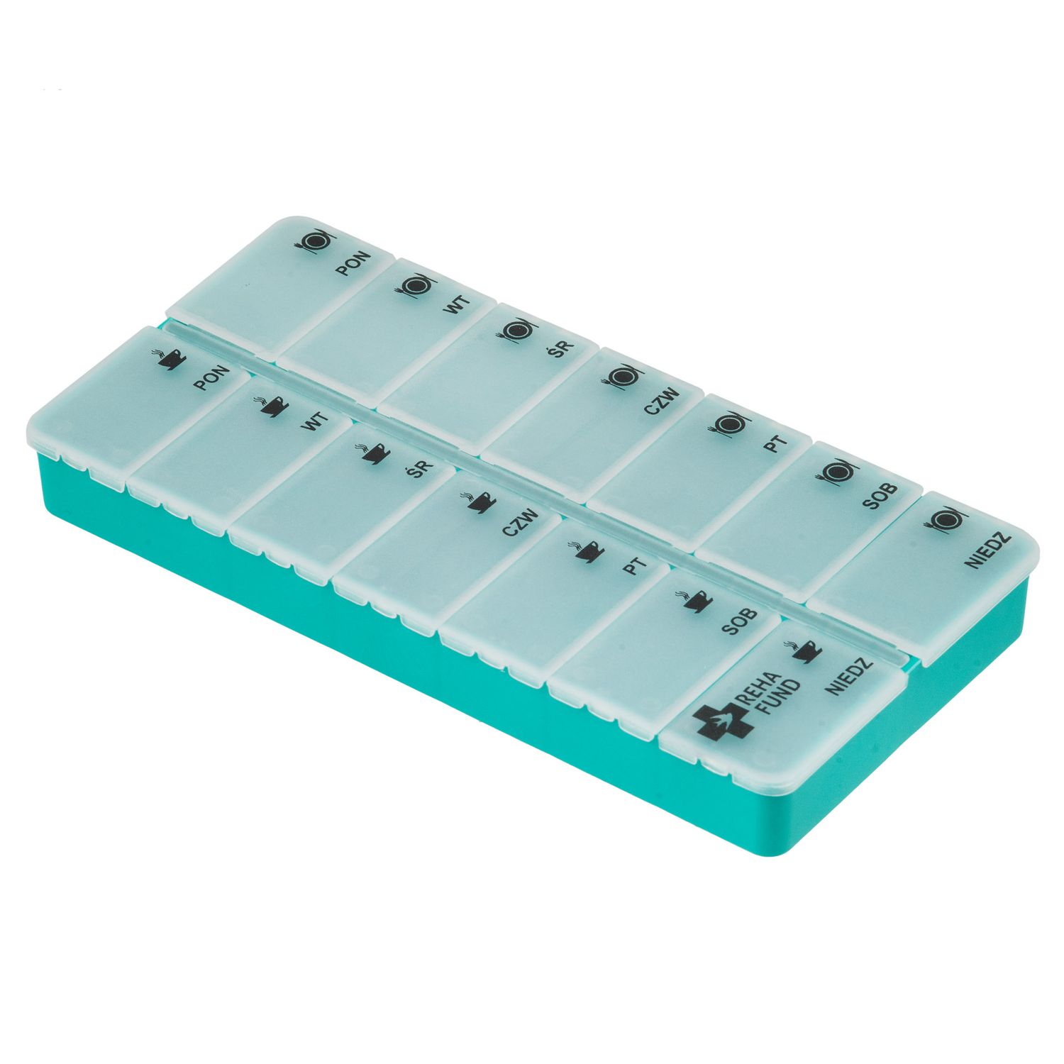 Kasetka tygodniowa na 2 pory dnia