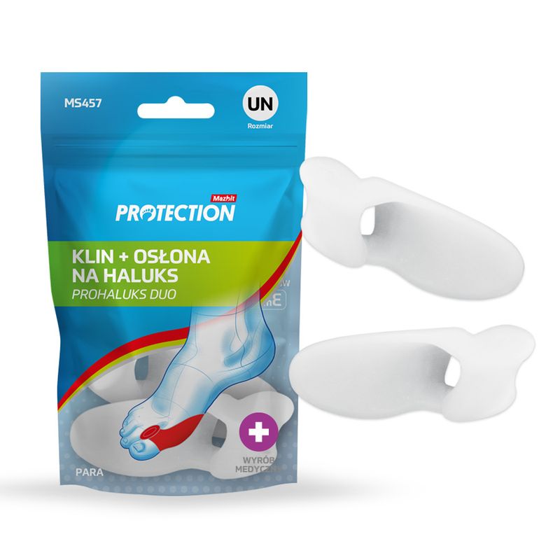 Klin z osłoną na haluks