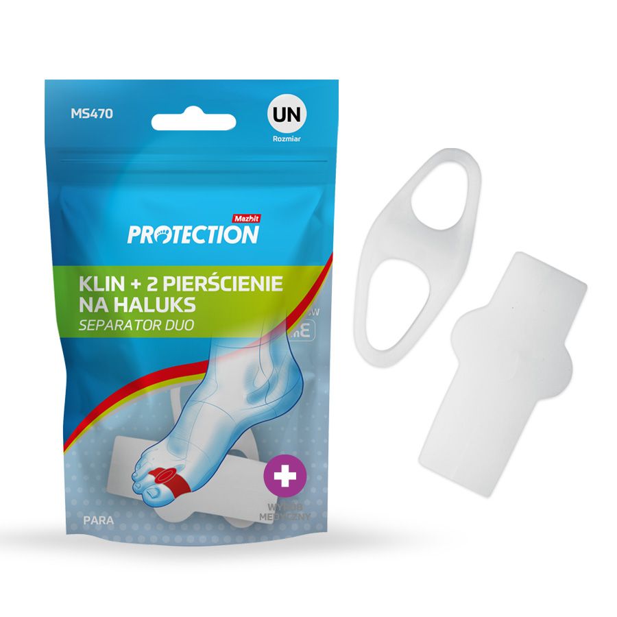 Klin z 2 pierścieniami na haluks