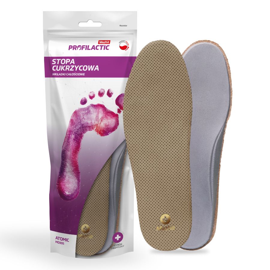 Wkładki ATOMIC na stopę cukrzycową