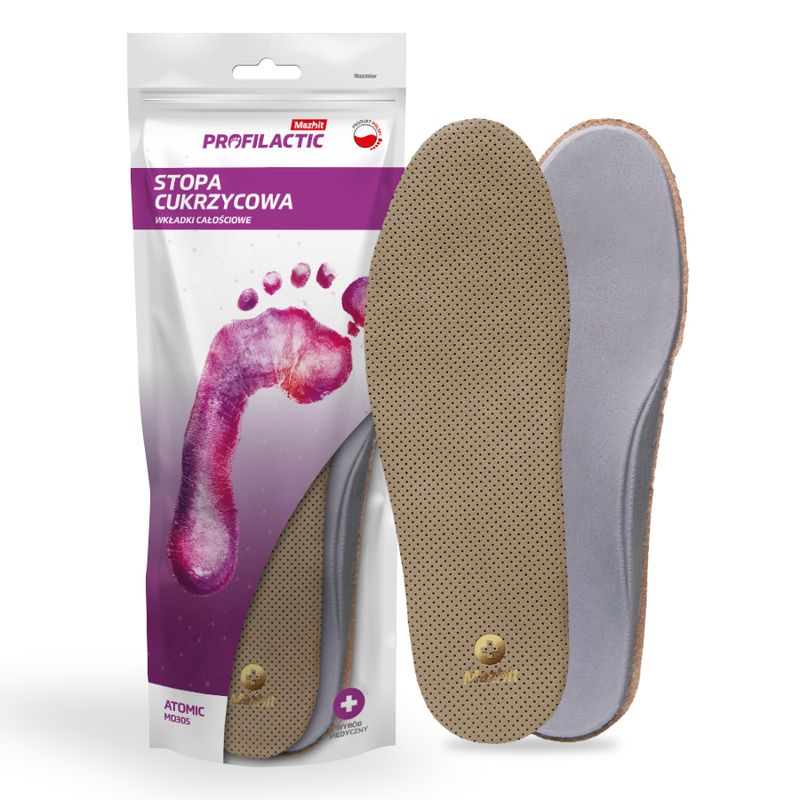 Wkładki ATOMIC na stopę cukrzycową