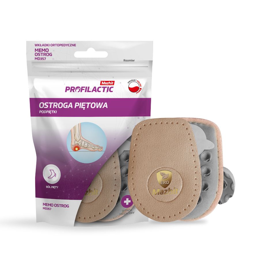 Podpiętki na ostrogę piętową