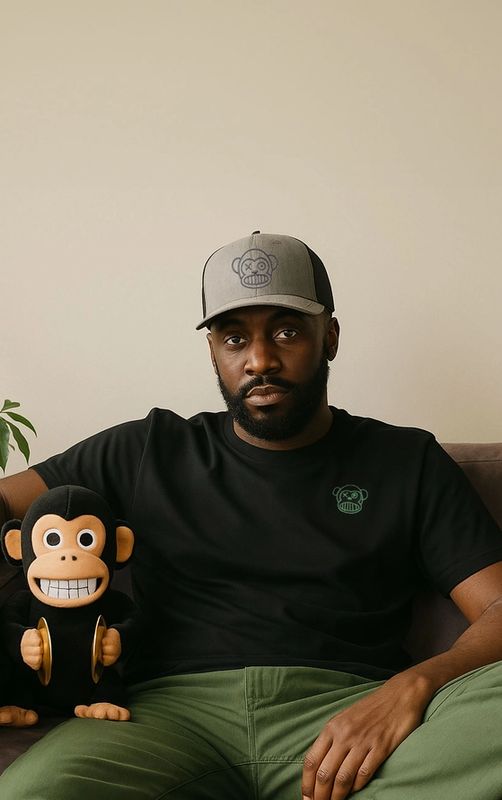 T-Shirt Loco Monky Noir Puro