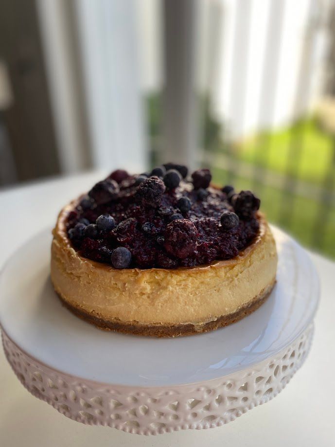 Cheesecake con frutos rojos