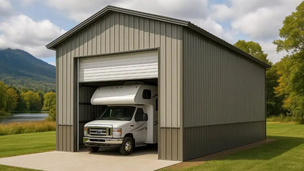 18x45 Class A RV Garage