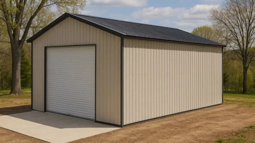 18x30 Class A Steel RV Garage