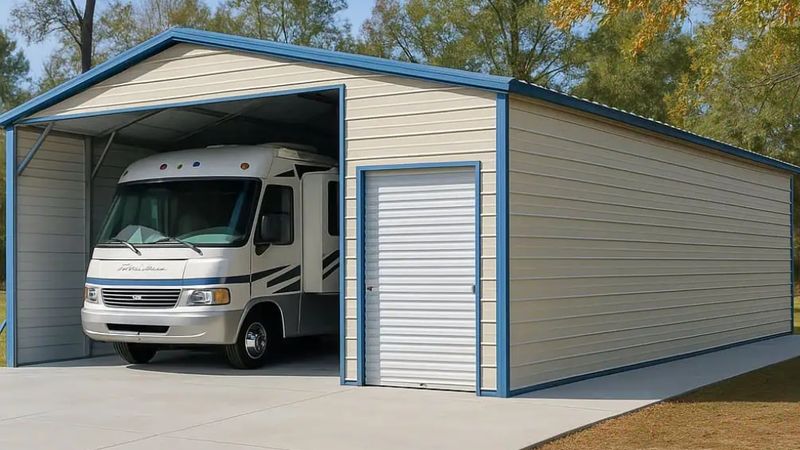 30x25 Steel RV Garage