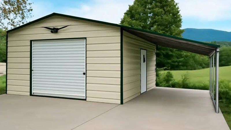 22x30 Garage With Lean-to