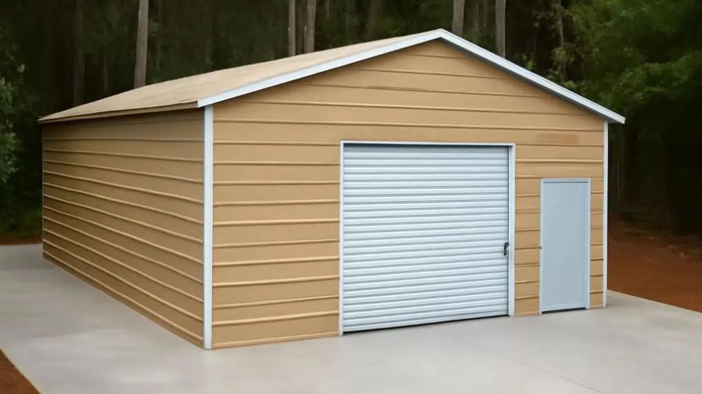 20x25 Boxed Eave Garage