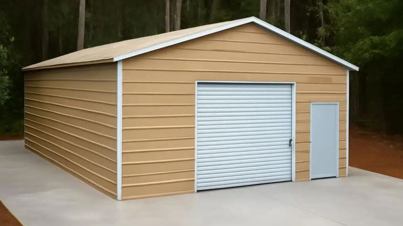 20x25 Boxed Eave Garage