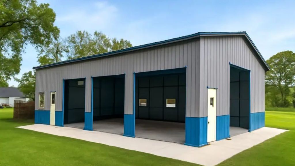 30x50 All Vertical Garage