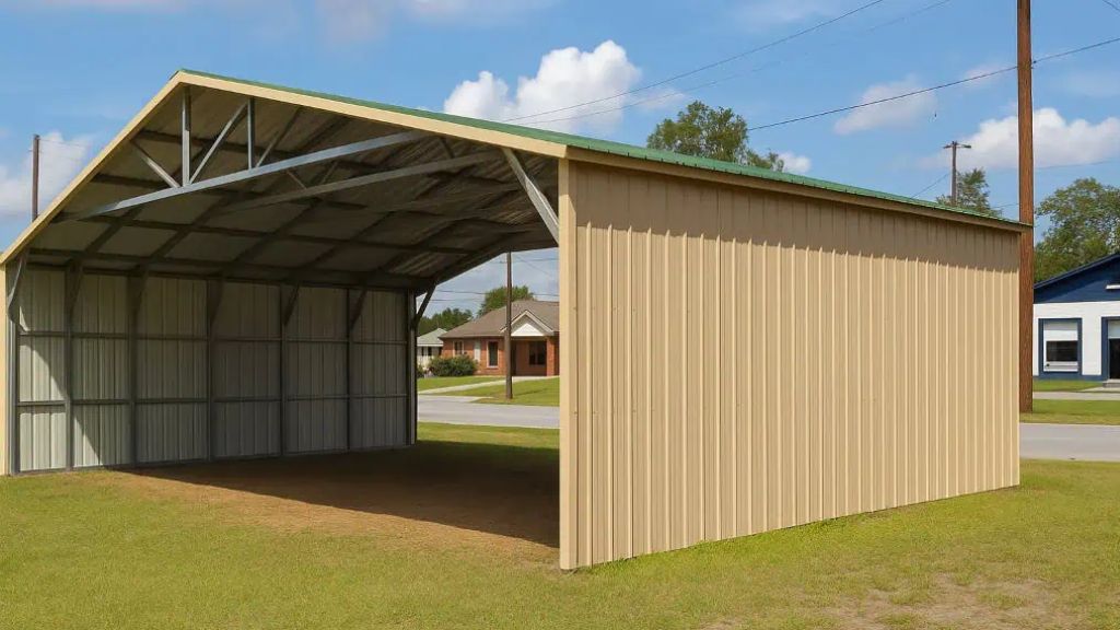 40x30 All Vertical Carport