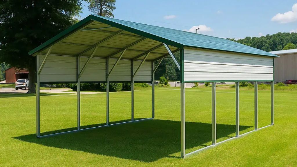 12x30 Boxed Eave Carport