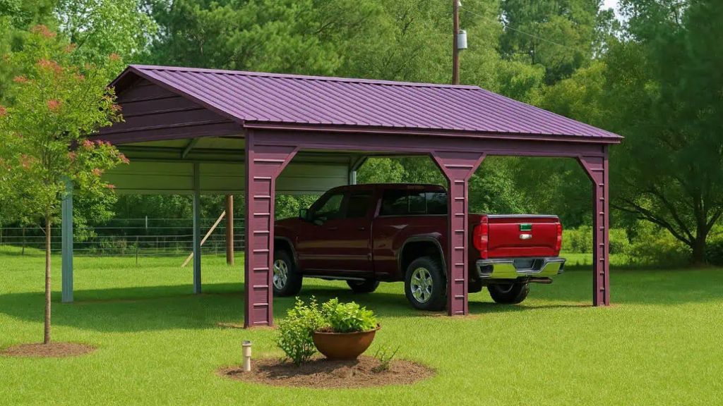 22x24 Side Entry Carport