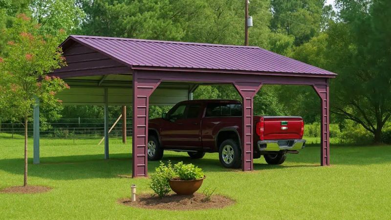22x24 Side Entry Carport